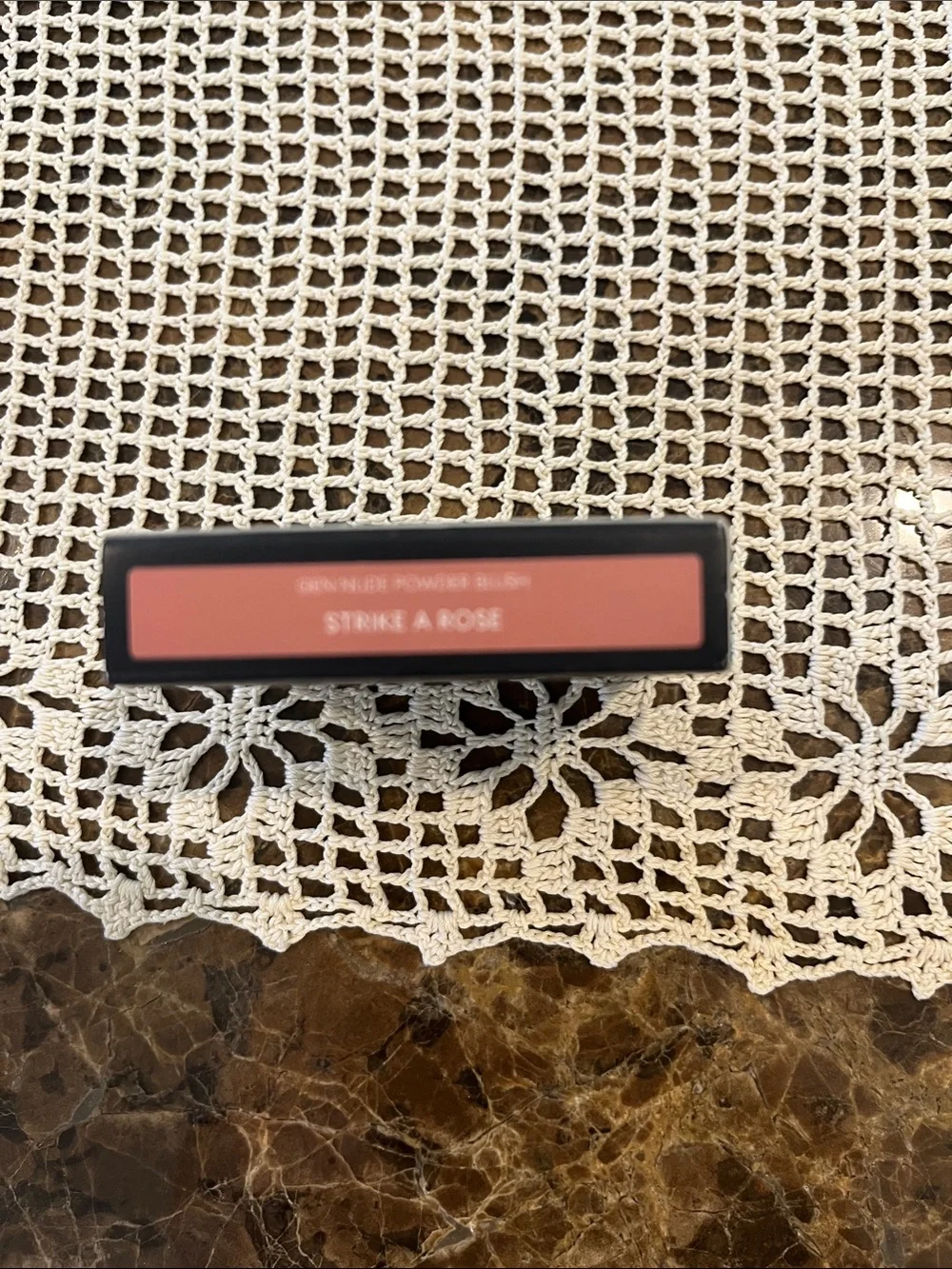 bareMinerals Gen Nude Powder Blush Strike A Rose- muted dirty pink